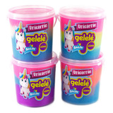 Slime Gelele 1 Balde Slime Unicornio 3 Cores Slime 457g