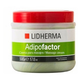 Crema De Masajes Adipofactor Lidherma Reductora 500gr 