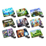 Kit 9 Mousepad Anime Geek Nerd Gamer Para Lojas Atacado  