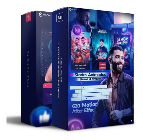 Pack Motion Stories Animados Shows E Eventos - After Effects