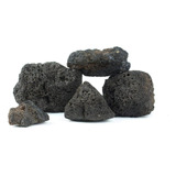Rocha Lava Rock Volcano Black Stone Preta Para Aquário - 5kg