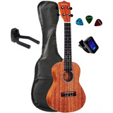 Kit Ukulele Soprano Shelby Brinde Capa Afinador + Suporte