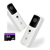 Camara Timbre Full Hd Wifi Video Audio + Memoria 64gb