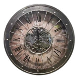 Reloj Pared 80 Cm Números Romanos Moderno Decorativo Zn
