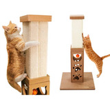 Tubo Torre Rascador Plus Atractivo 80 Cm De Alto Para Gatos