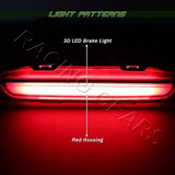 Fit 2006-2010 Dodge Charger Red Lens 3rd Third Led Bar R Mmi