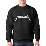 Buzo De Friza Cuello Redondo - Metallica - Rock - Unisex