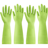 Guantes De Lavado De Goma De Goma Para La Cocina De La Limpi