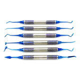 Espátula De Relleno De Resina Compuesta Dental Azul, Set Ofr