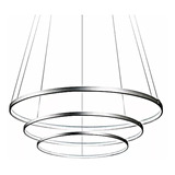 Lampara Colgante Triple Led Dimerizable  Moderna 63w