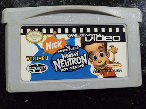 The Aventures Of Jimmy Neutron Video Gameboy Advac Original