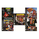 Kit 5 Jogos Patch Crash Bandicoot Ps1