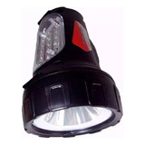 Faro Cazador Linterna Led Recargable 12v Luz De Noche 15 Led