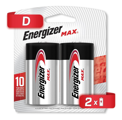 Pila Energizer Max D Alcalina Blister 1 Unidad