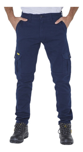 Pantalón Pampero Cargo De Trabajo Slim Fit Elastizado