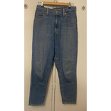 Jean Levis De Mujer Mom High Waisted Talle 26