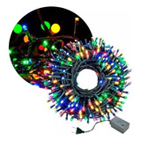 Luces Guirnalda 300 Luces Led Navidad Cable Verde