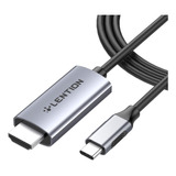 Lention Adaptador De Cable Usb C A Hdmi 2.0 De 6 Pies Compat