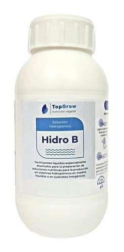 Solucion Hidropónica Concentrada Hidro B - 1 Lt