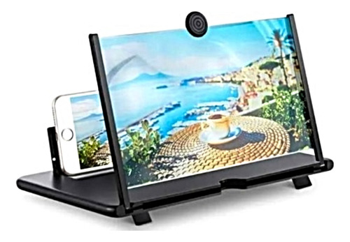 Ampliador Pantalla 10 Pulgadas 3d Porta Celular Lupa Cine 3d