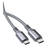 Cable Usb Tipo C Carga Rápida 100 W Datos 480 Mbps Usb-c 1m
