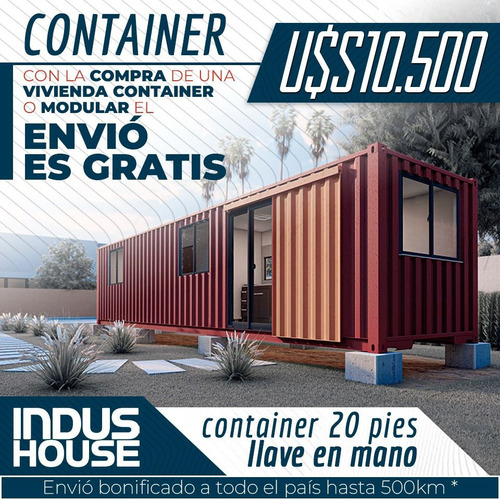 Vivienda Container  15m2 Llave En Mano Envio Gratis !!!! 