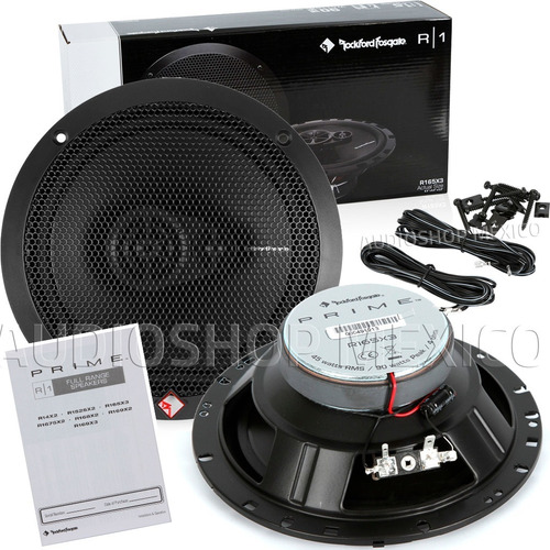 Bocinas Rockford Fosgate R165x3 6.5 Pulgadas Full-range 90w.