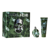 Police To Be Camouflage Men Edt 75 Ml + Body + Shampoon  Set