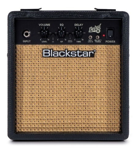 Amplificador Guitarra Blackstar Debut 10e Delay 3x2 Black
