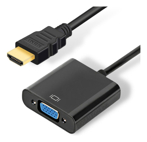 Adaptador Hdmi A Vga De Pc O Notebook A Monitores