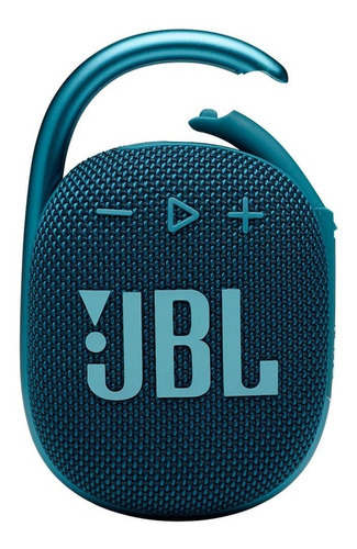 Alto-falante Jbl Clip 4 Portátil Com Bluetooth  Blue Azul