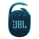 Alto-falante Jbl Clip 4 Portátil Com Bluetooth  Blue Azul
