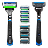 Aparelho Barbeador Dr Jones Razor 6 E 4 Lâminas Recarregável