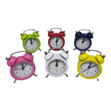 Despertador Alarma Reloj Travel Mickey Campana Hora Paseo