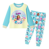Conjunto De Pijama Pantalones Gabbys Dollhouse Niños Casuale