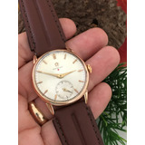 Omega Ouro Maciço 18k Teddington Estrela Vermelha Linda Peça