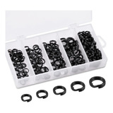 Kit 200 Argola Anel Split Ring Inox Para Isca + Estojo Pesca