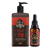 Kit Balm + Óleo Barba Negra Amadeirado Marcante Don Alcides