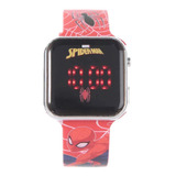 Spiderman Reloj Dgital Niño Led Watch Marvel Accutime