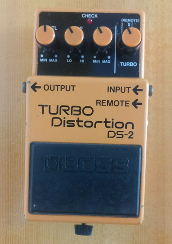 Pedal De Efeiro Boss Distortion Ds - 2 Laranja