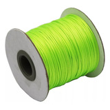 Cordón Tripolino Macramé 1,5mm Rollo 100 Mts Verde Fluor