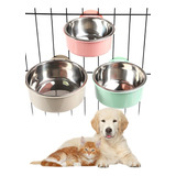 Comedouro/bebedouro Suspenso Grade Para Pets Cães E Gatos