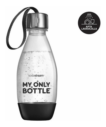 Botella Reutilizable My Only Bottle Sodastream 0,5lts. Color Black