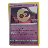 Carta Tcg Pokémon Go Lunatone 34/78 Año 2022