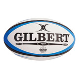 Pelota De Rugby Gilbert Omega Nº5 Original Bco/cel