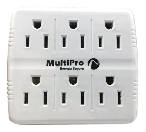 Multitoma Multipro 6 Salidas Enchufes 6 Puestos 15amp 