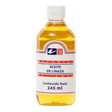 Aceite De Linaza Pintura Óleo Medio Pintar Arte Atl 245 Ml