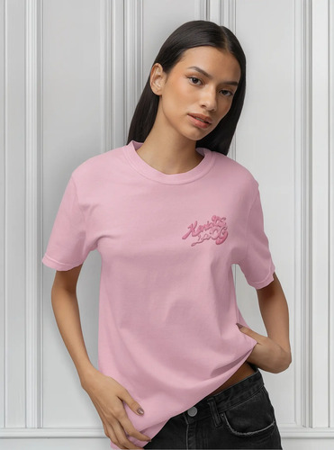 Playera Kenia Os Pink Aura Conejo Espalda Y Frente Unisex