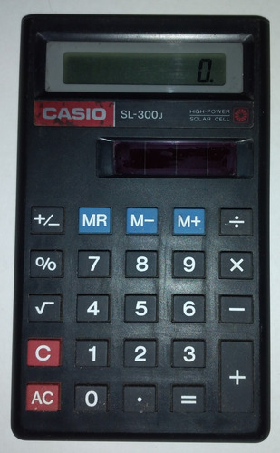 Calculadora Antiga Casio Sl-300j - Não Funciona 