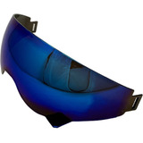 Mica Tornasol Azul Casco Lentes Rocko Kov Kombat Tx2 Fassed